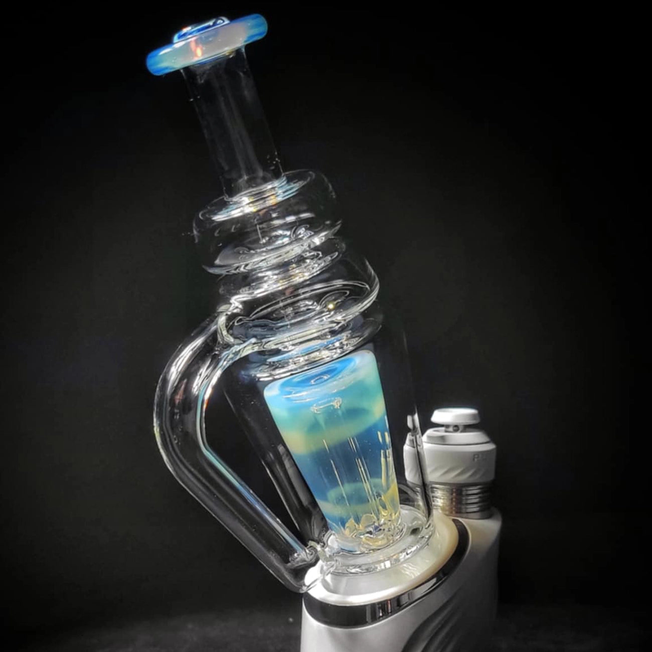 "UV Glopal Coffin Recycler" Puffco Attachment By Mac Savage