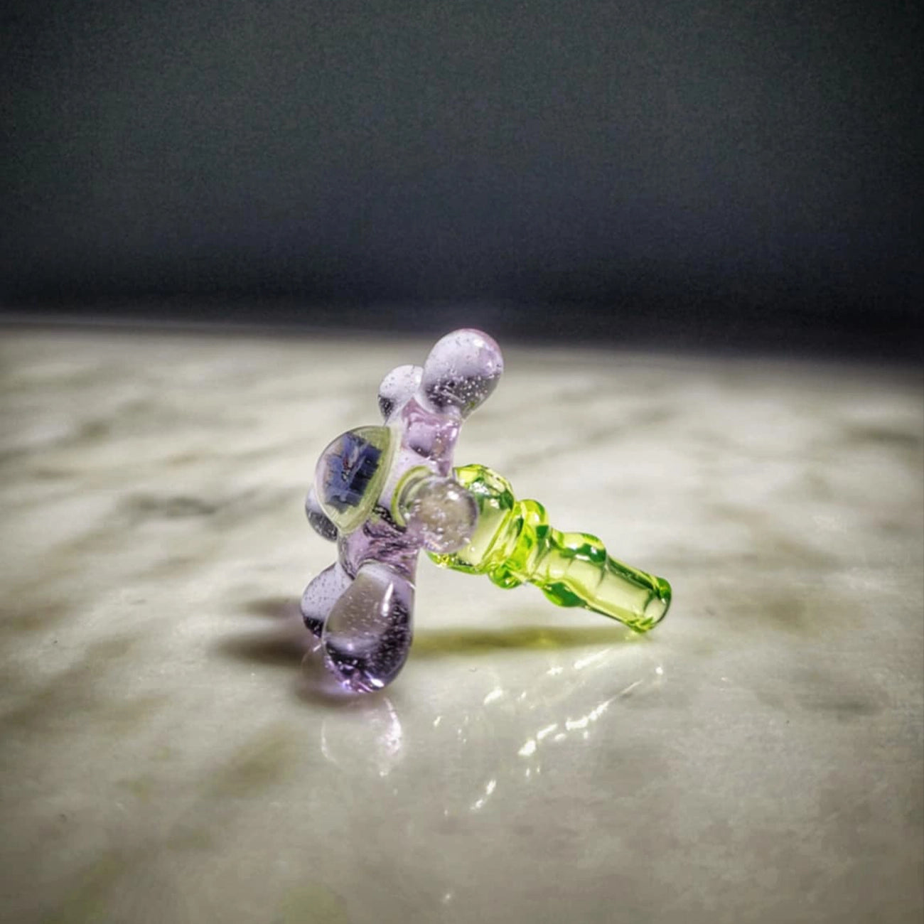 "UV Ion & Royal Jelly Gengar Splat" Joystick By OBE 906 Glass