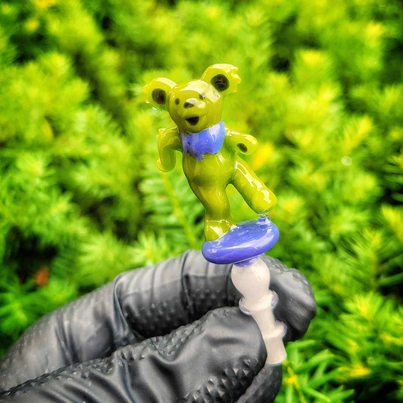 "Green Dead Bear" Joystick By Lazy Glass