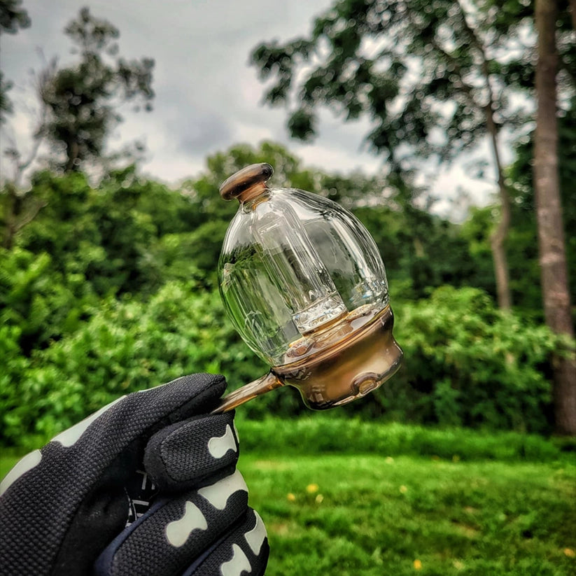 "Hash Browns & Omelet Skillet" Puffco Attachment By Soul Masta Glass