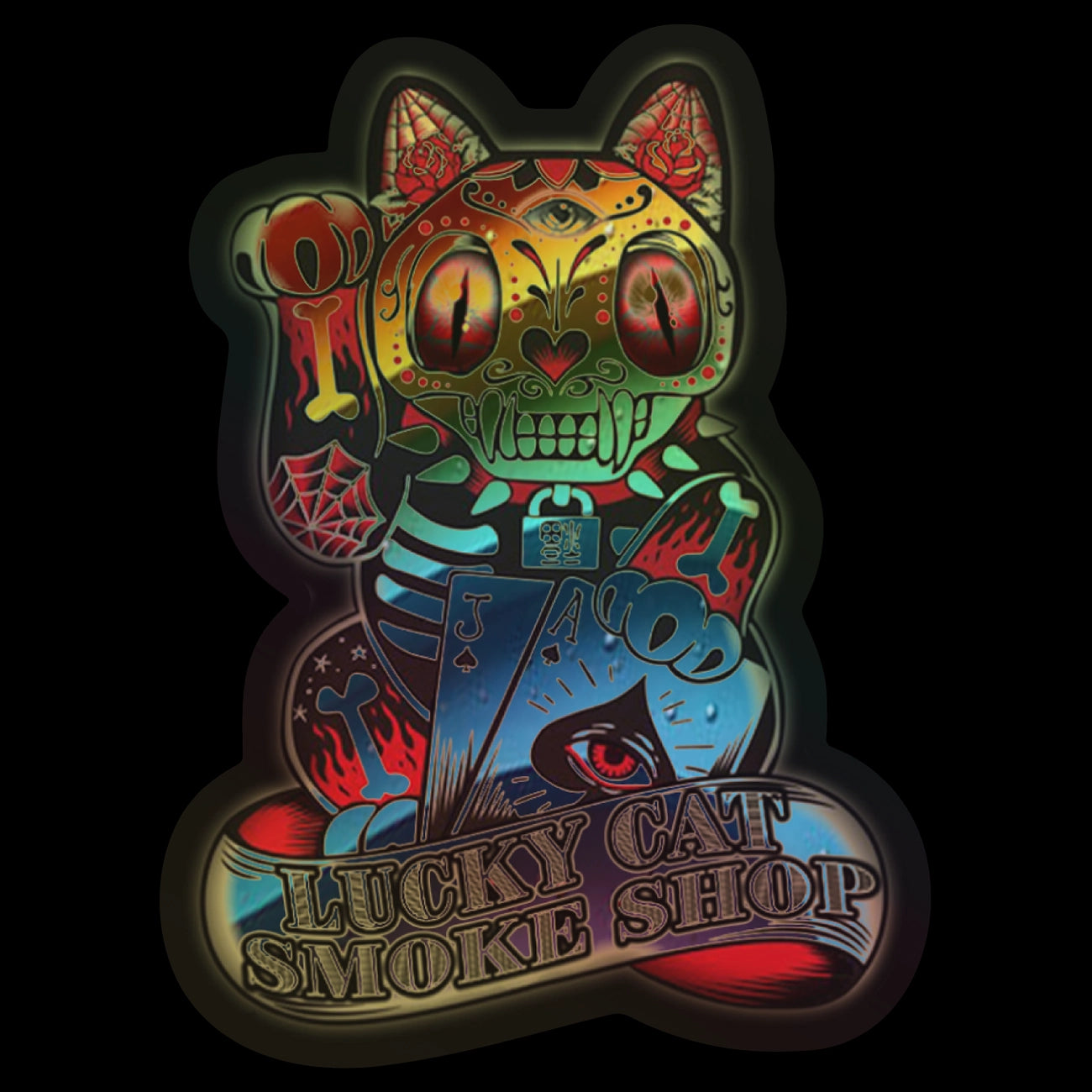 "Lucky Cat Slap Pack" Sticker Pack