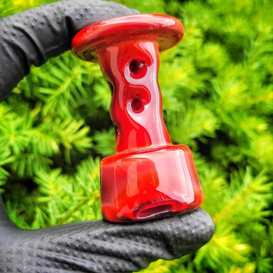 "Icy Red" Focus.V Dry Top By Durin Glass