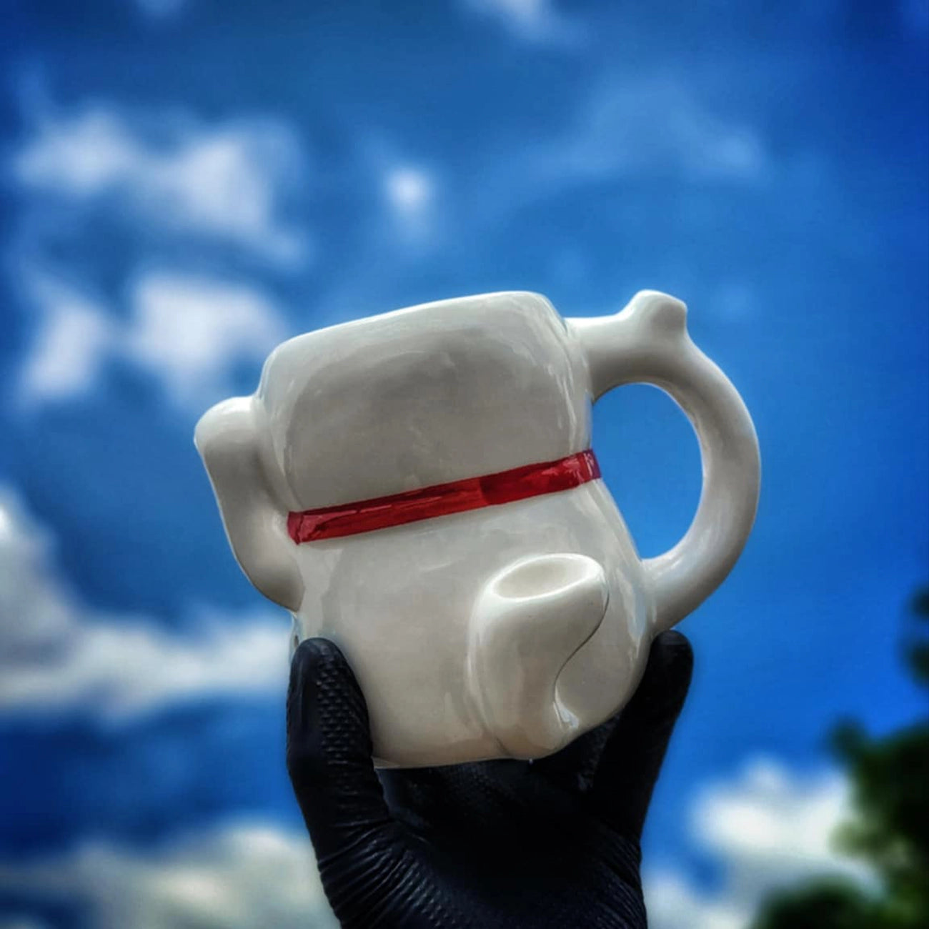 "Lucky Cat" Handpipe Mug