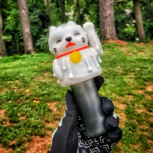 "Limited Edition Lucky Cat" Dr.Dabber Switch 2 Attachment By Ryder Glass