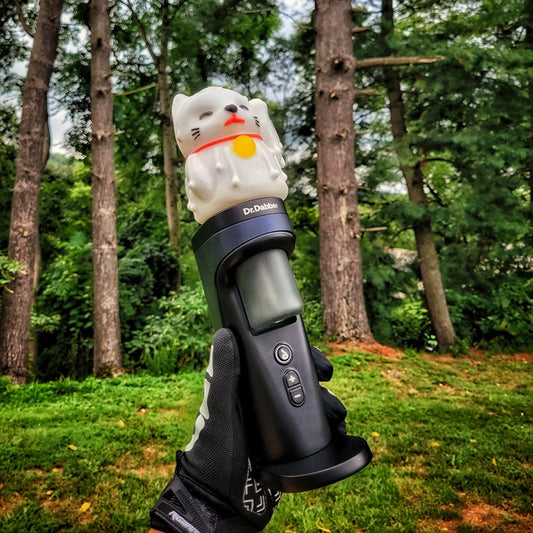 "Limited Edition Lucky Cat" Dr.Dabber Switch 2 Attachment By Ryder Glass