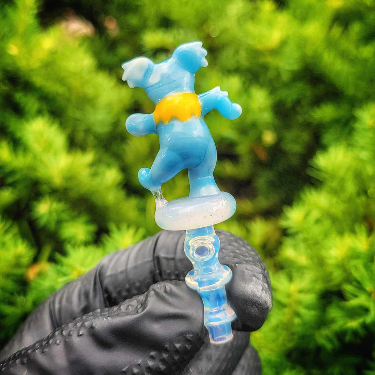 "Light Blue Dead Bear" Joystick By Lazy Glass