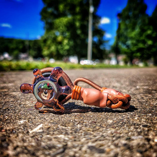 "Little John's Roots" OBE906 Glass X Tuff Tether Combo
