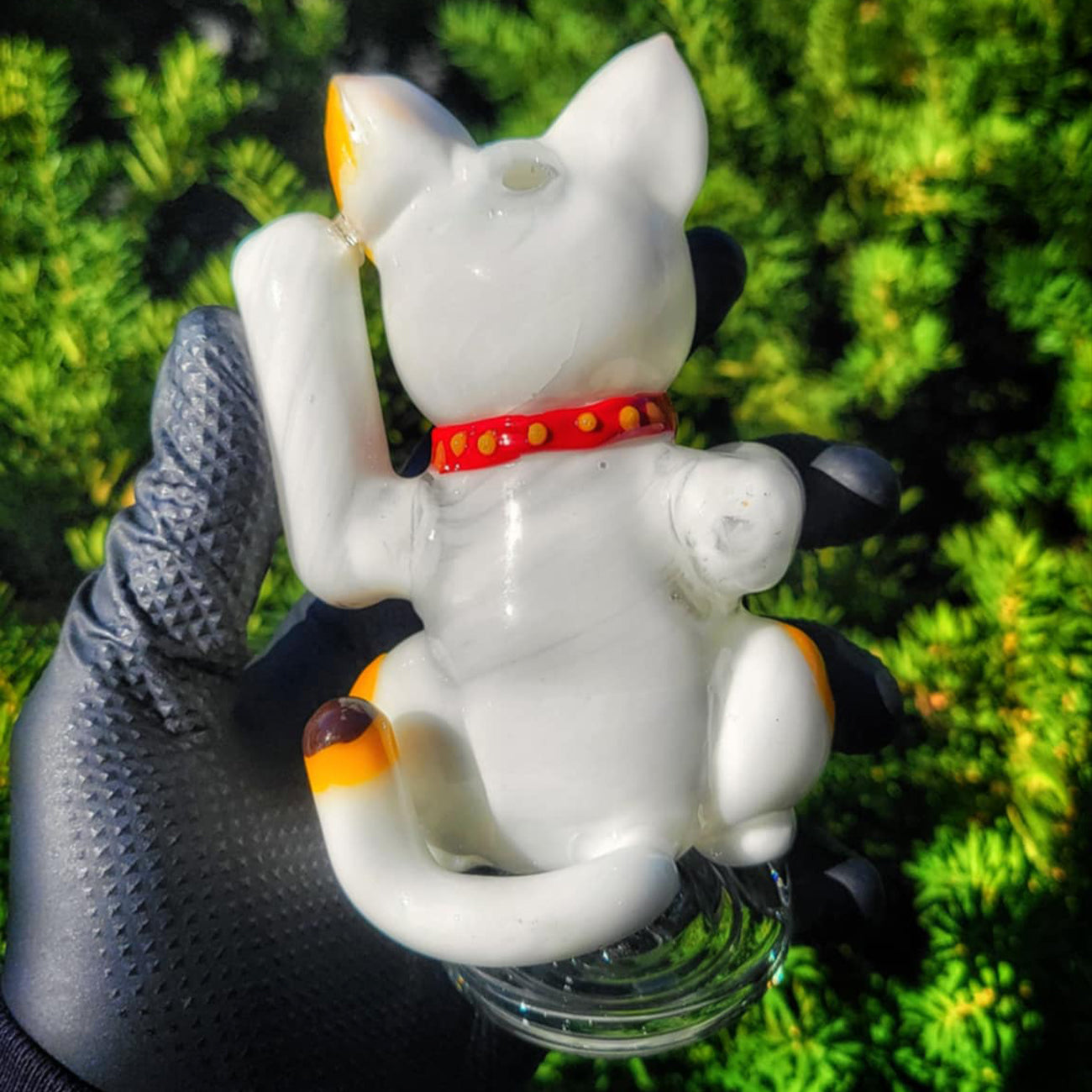 "Lucky Cat" Puffco Attachment By Tammy Baller