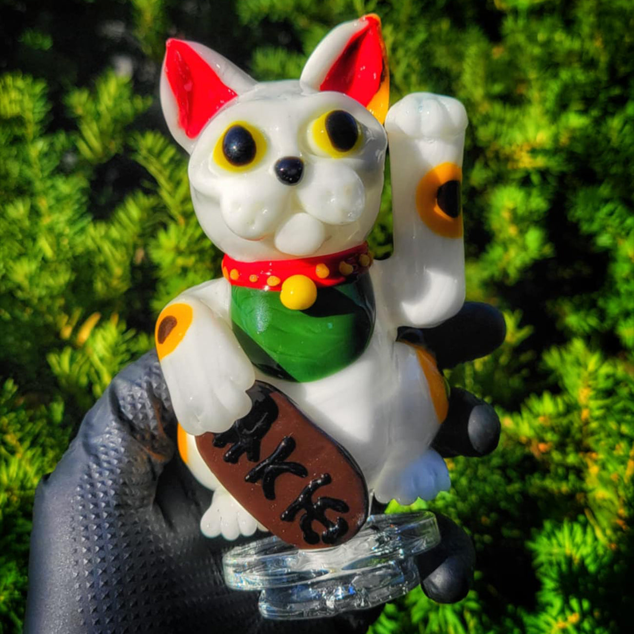 "Lucky Cat" Puffco Attachment By Tammy Baller