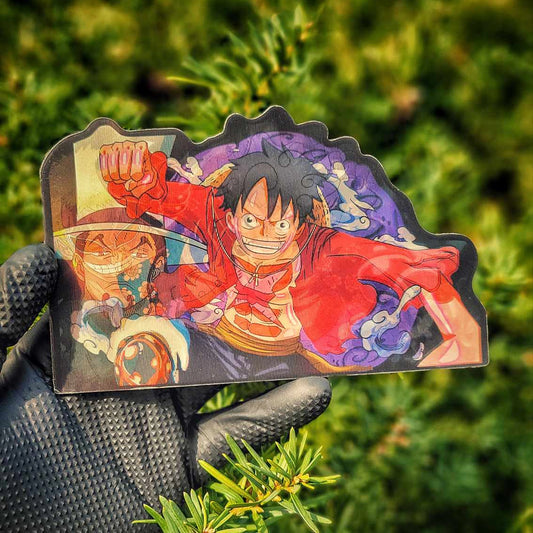"Luffy Punch #2" 3D Stickers