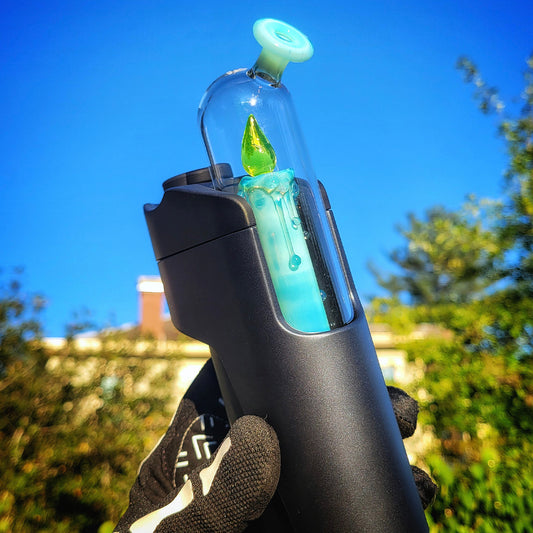 "Meta Ion UV Candle" Dr.Dabber Switch Go Attachment By Meademade Glass