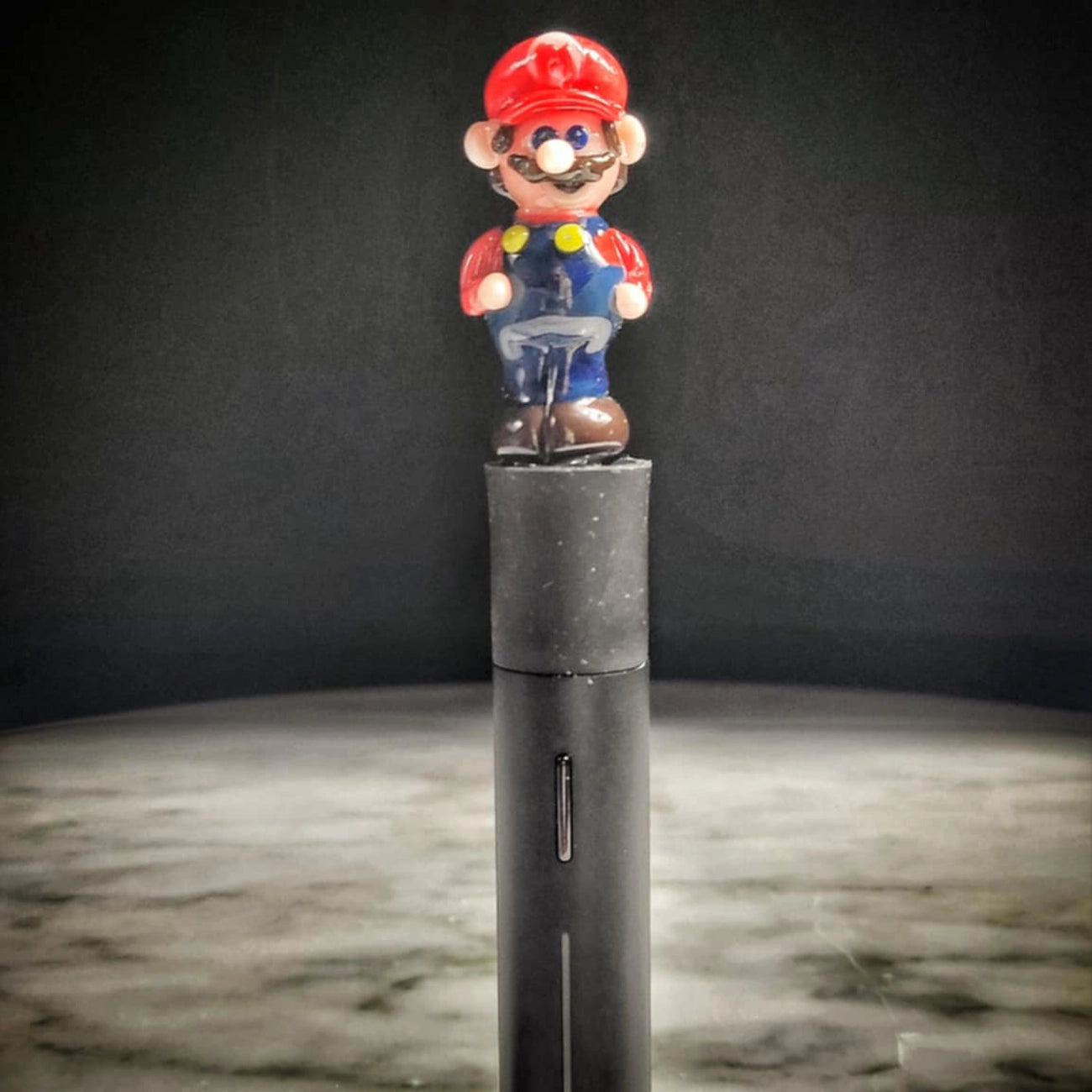 "Mario" Puffco Pivot Tip By Tammy Baller Glass