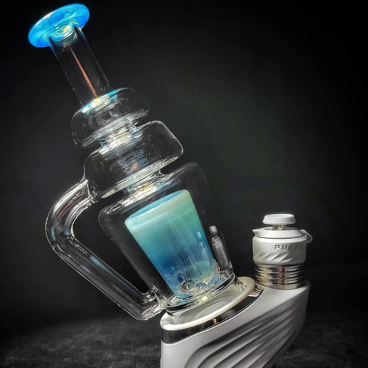 "Meta Coffin Recycler" Puffco Attachment By Mac Savage