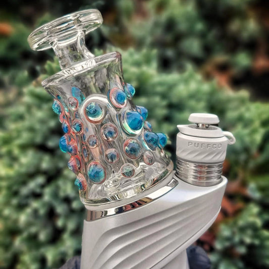 "Meta Dots" Puffco Attachment By Aj Surf City Tubes