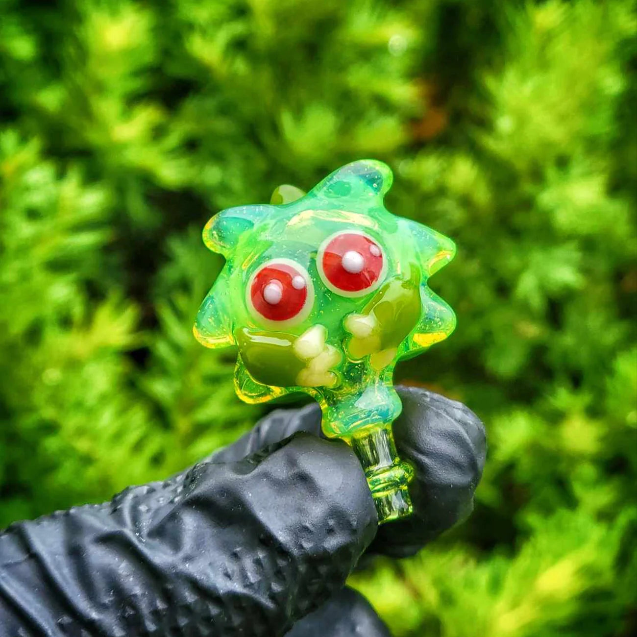 "Slyme Green Kushriboh Moodmat X Joystick Combo" By Dani Girl/Dark Mountain