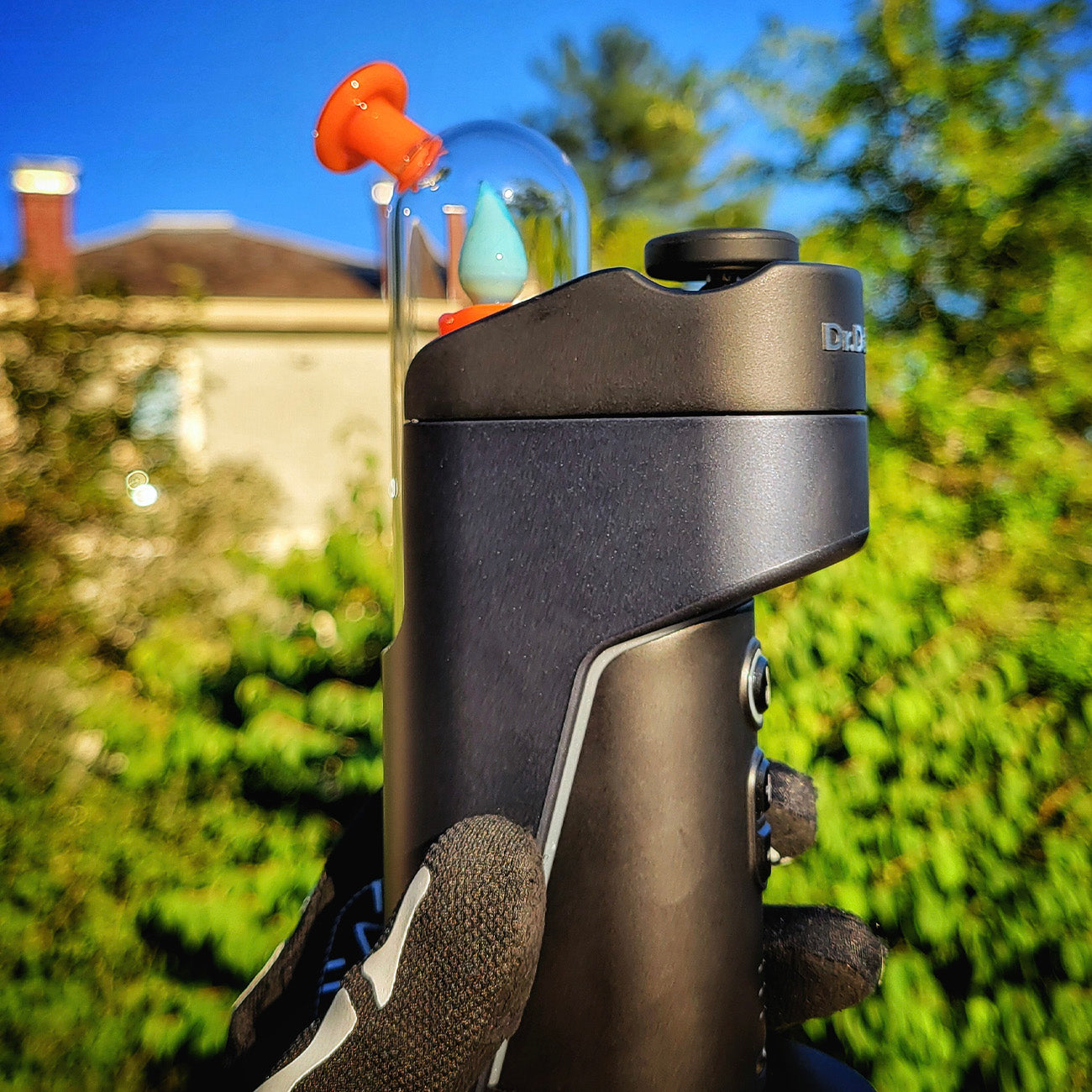 "Orangie Meta Candle" Dr.Dabber Switch Go Attachment By Meademade Glass