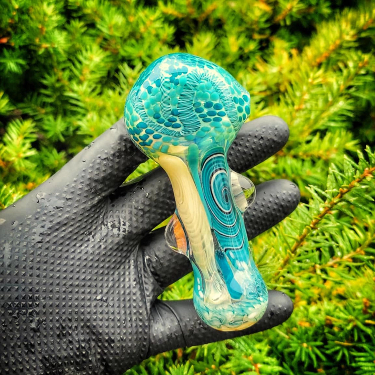 "Ocean Wag Handpipe" By Glass Berry Cupcake