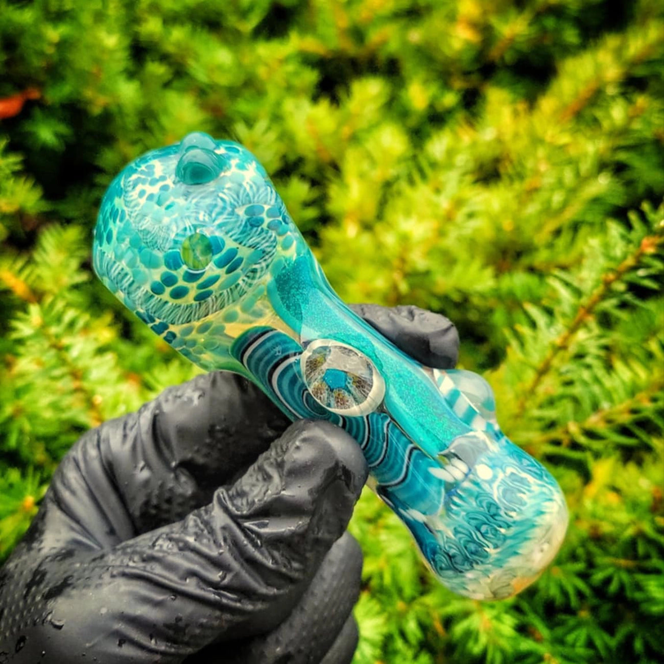 "Ocean Wag Handpipe" By Glass Berry Cupcake