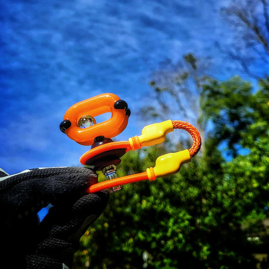 "Pumpkin Wraith UV" JNG Glass X Tuff Tether Combo