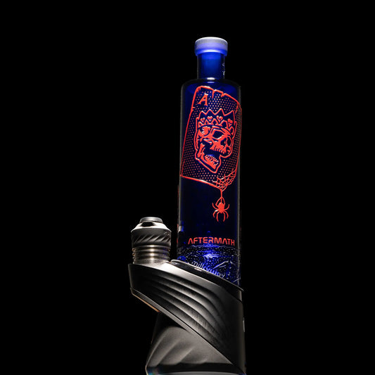 "Red Aftermath" Puffco Attachment By Milkyway Glass