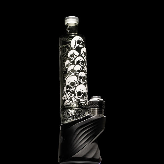 "Smoked Aftermath" Puffco Attachment By Milkyway Glass