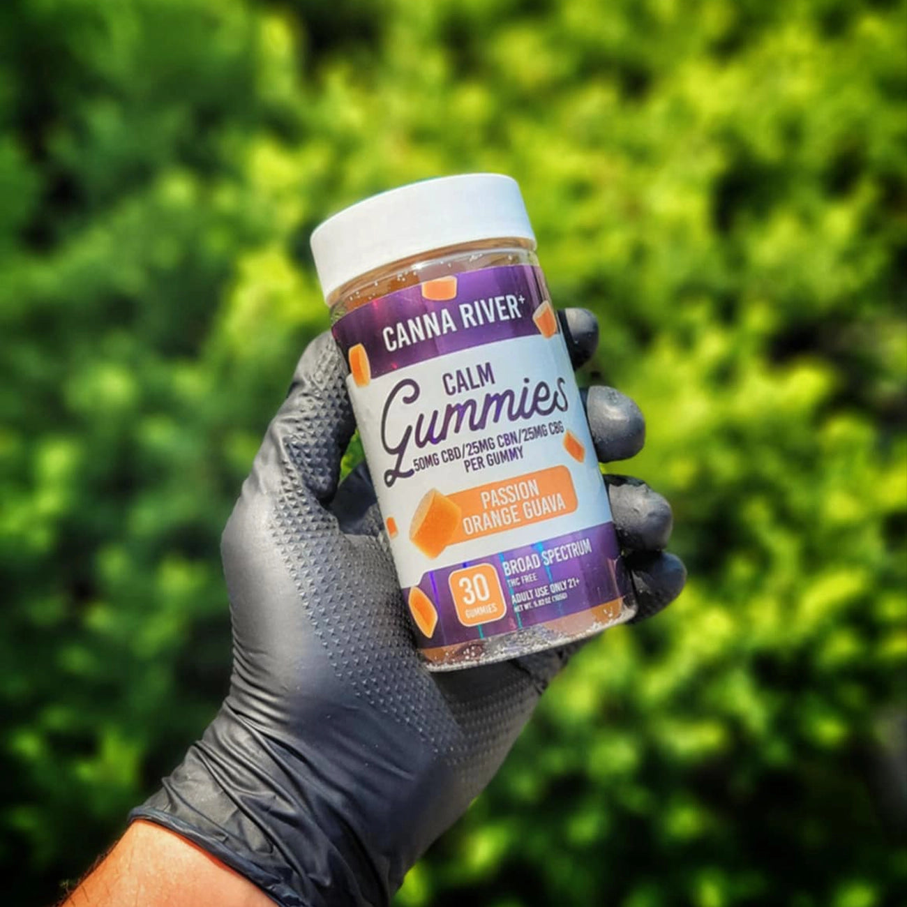 "Passion Orange Guava" CBD Calm Gummies By Canna River