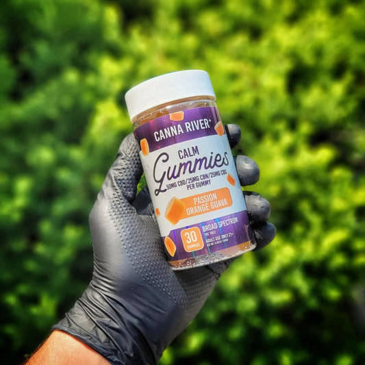 "Passion Orange Guava" CBD Calm Gummies By Canna River