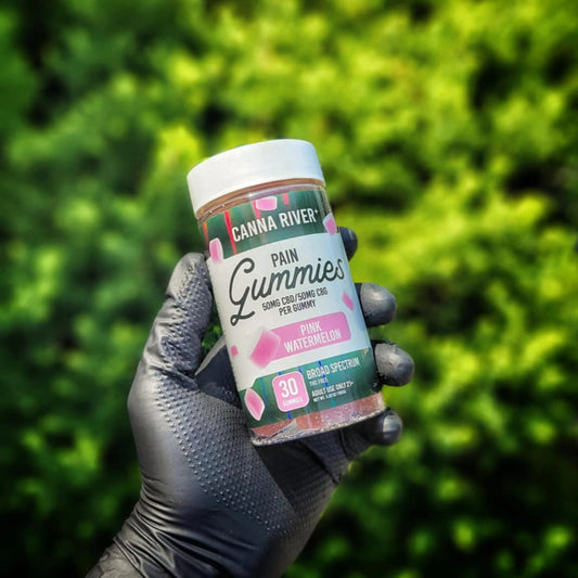 "Pink Watermelon" CBD Pain Gummies By Canna River