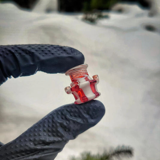 "Peppermint Rook" Puffco Pivot Tip By JEBB Glass