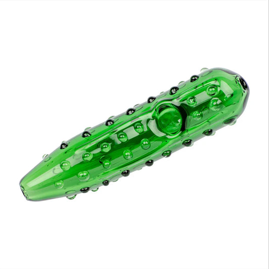 "4.5 Pickle" Hand Pipe By Red Eye Glass