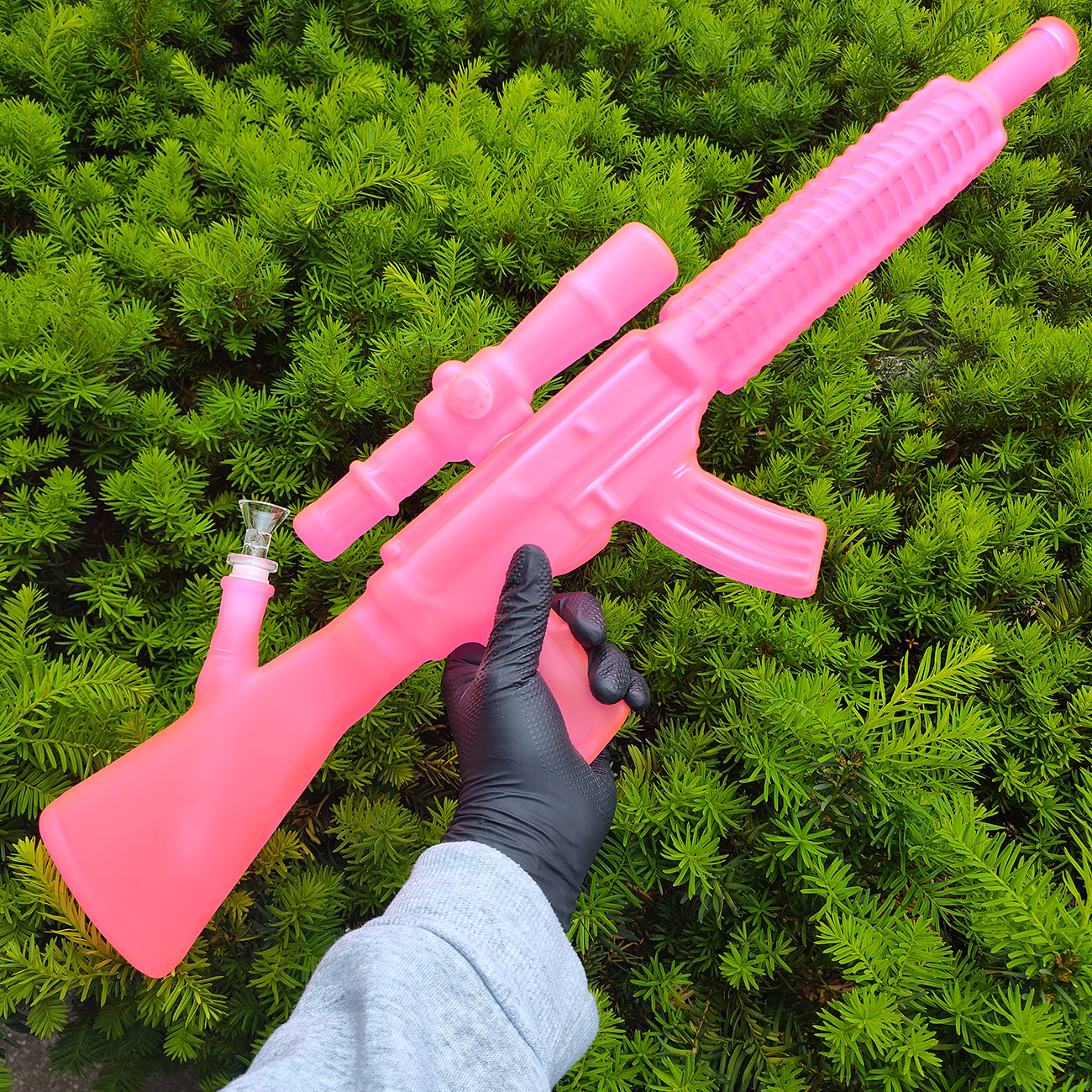 Pink Machine Gun Waterpipe