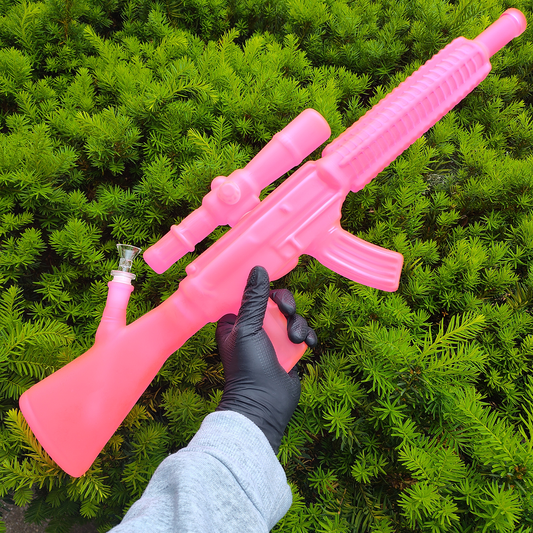 Pink Machine Gun Waterpipe