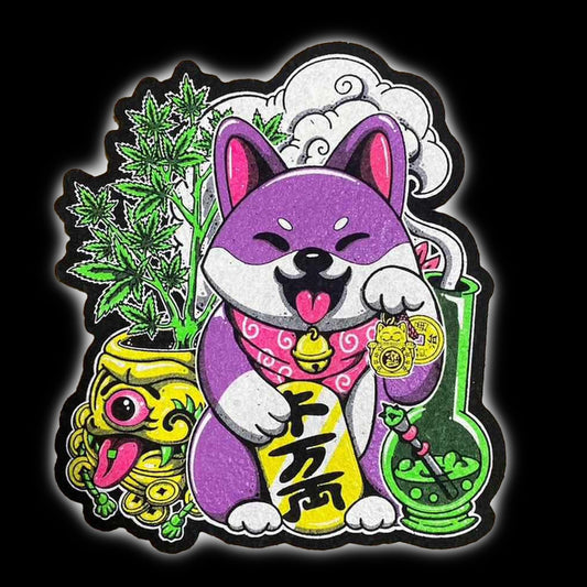 LE "Purple Lucky Dog" Moodmat