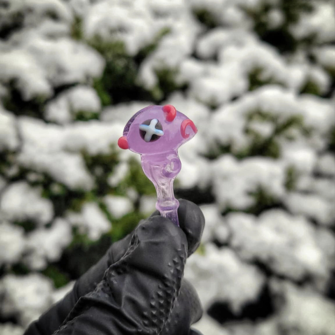 "Purple People Eater Mouse" Joystick Cap By Porter Glass