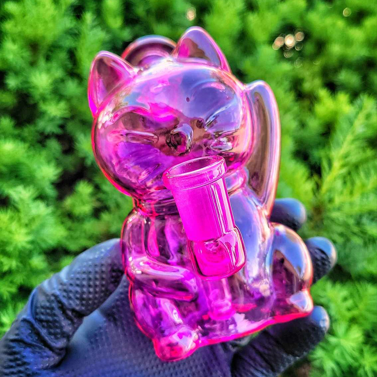 4.75" Lucky Cat Waterpipe