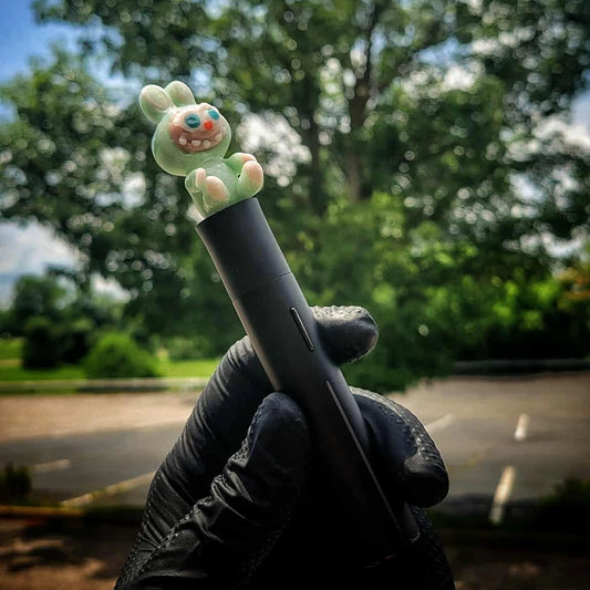 "Ququ Lapufpuf" Pivot Tip By Tammy Baller Glass