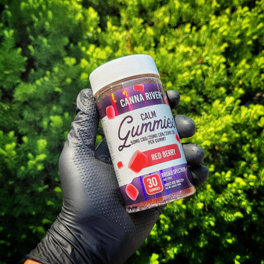 "Red Berry" CBD Calm Gummies By Canna River