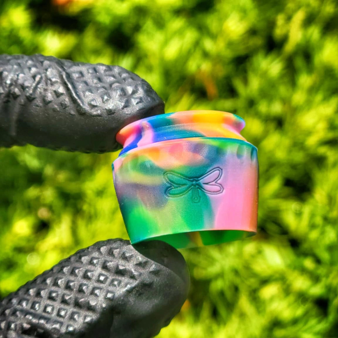 "Rainbow" Puffco Flux Cap & Chamber Sleeve Combo