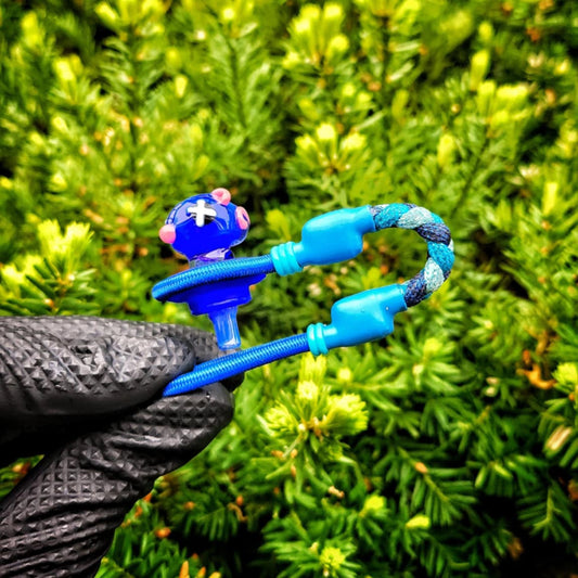 "The Royal Blue Mouse" Porter Glass X Tuff Tethers Combo