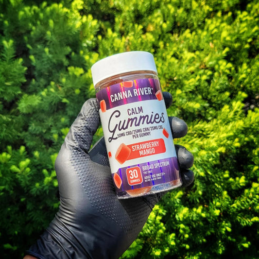 "Strawberry Mango" CBD Calm Gummies By Canna River