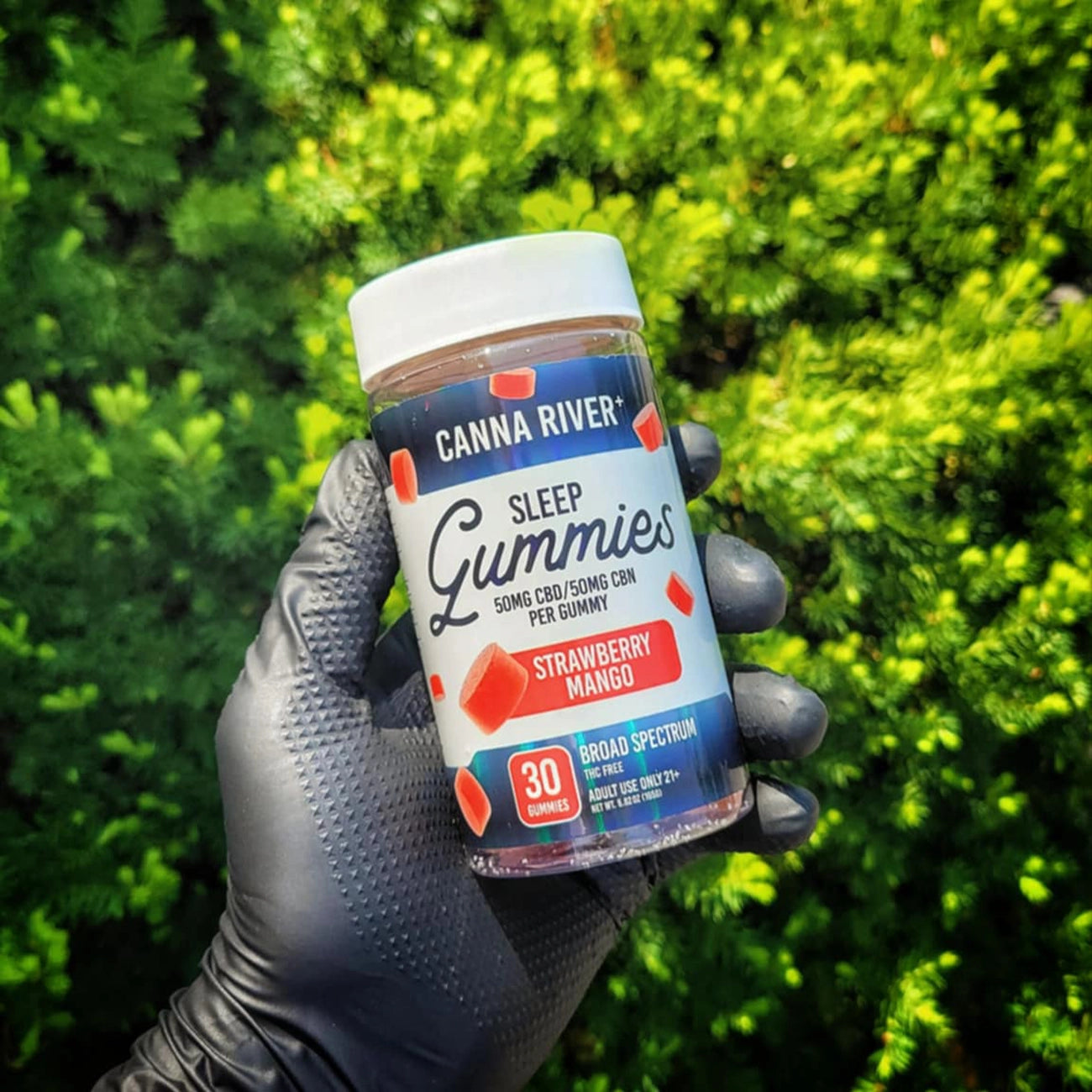 "Strawberry Mango" CBD Sleep Gummies By Canna River
