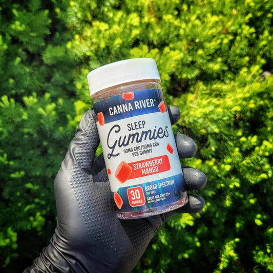 "Strawberry Mango" CBD Sleep Gummies By Canna River