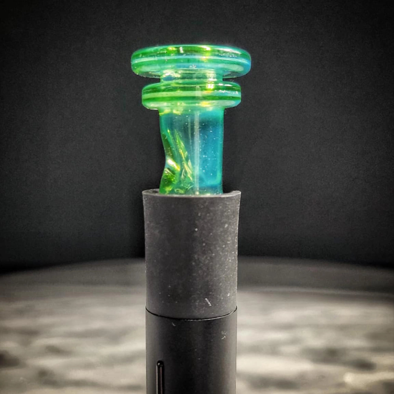 "Seafoam Green" Puffco Pivot Tip By Aj Surf City Tubes