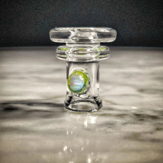 "Slime Opal Dot" Puffco Pivot Tip By Aj Surf City Tubes