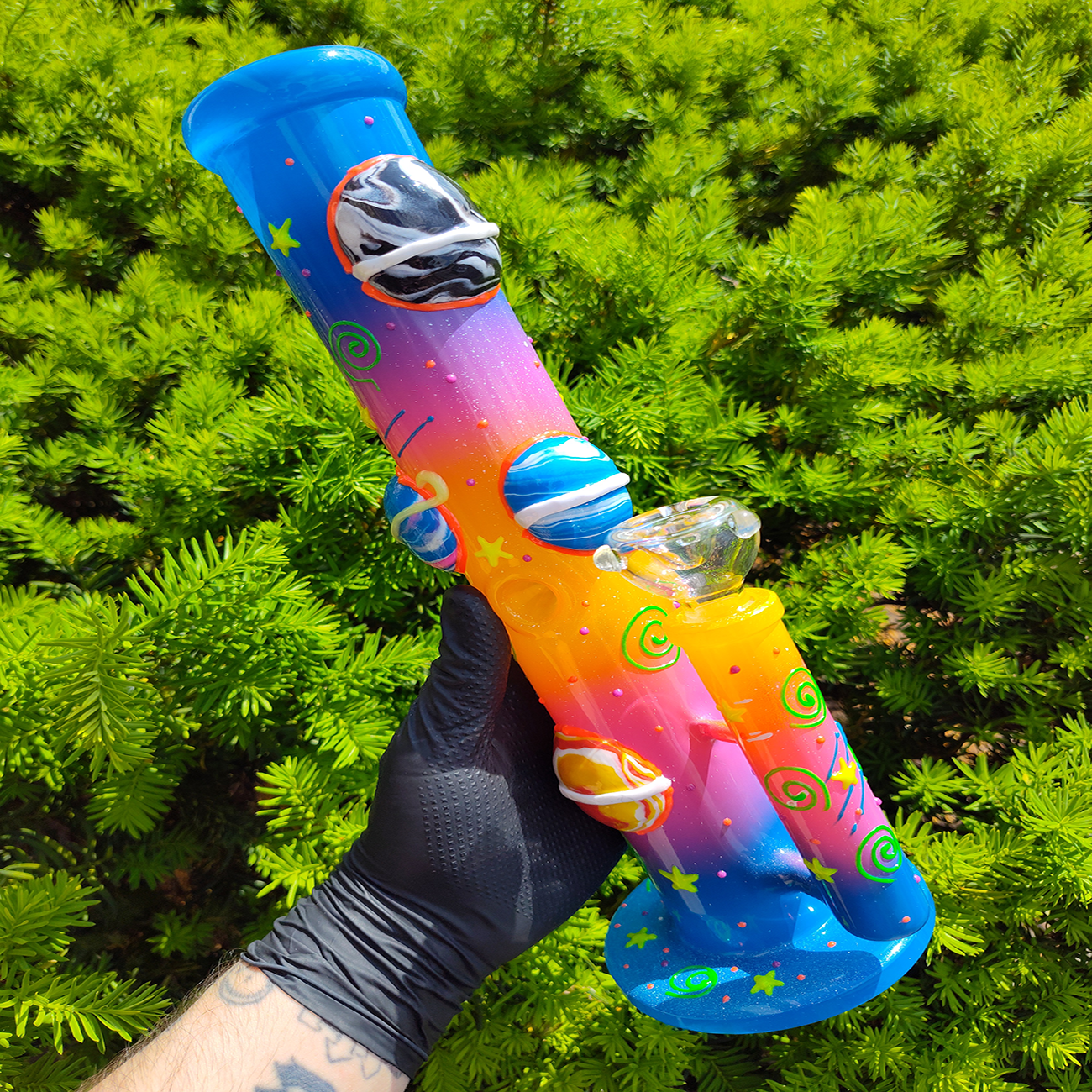 Orbiting Planets Glow In The Dark Water Pipe