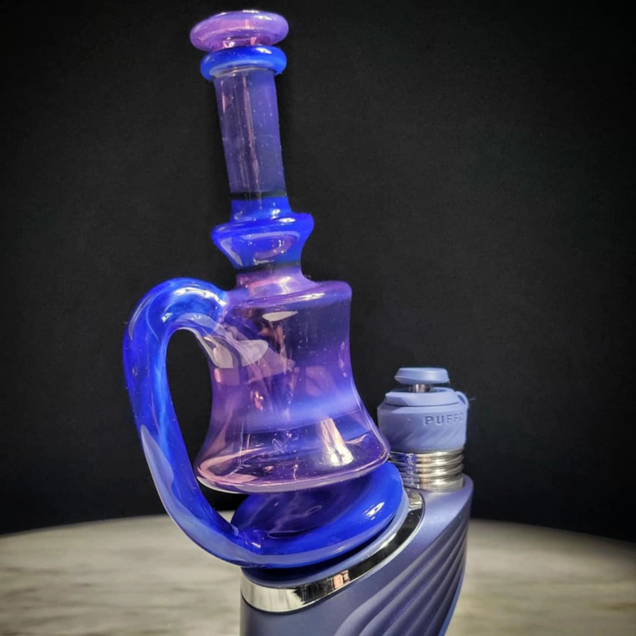 "Stargazer Sonic Minitube" Puffco Attachment By Man Child Glass