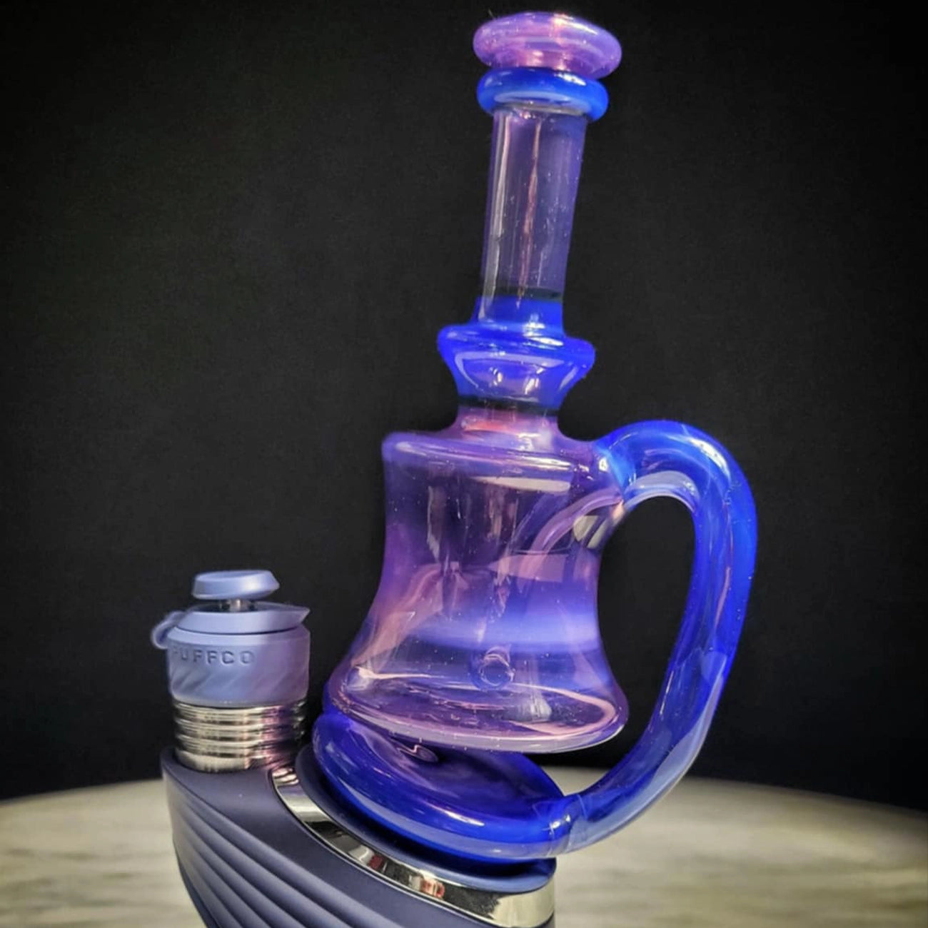 "Stargazer Sonic Minitube" Puffco Attachment By Man Child Glass