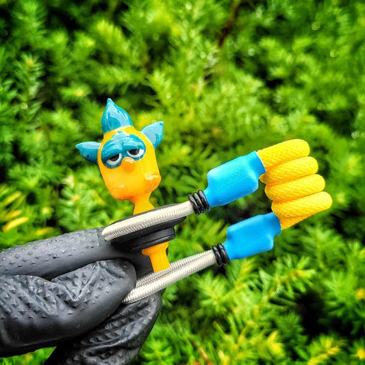 "Sunshine Furby" Lazy Glass X Tuff Tether Combo