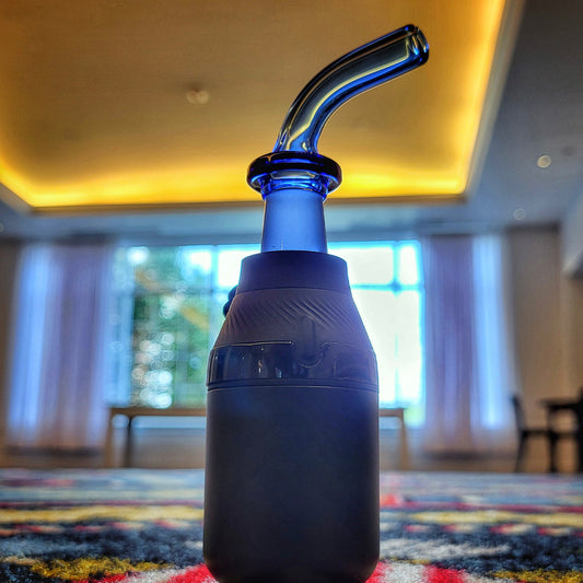 "Transparent Blue" Puffco Proxy Stem Core Mouthpiece By Zach Harrison Design