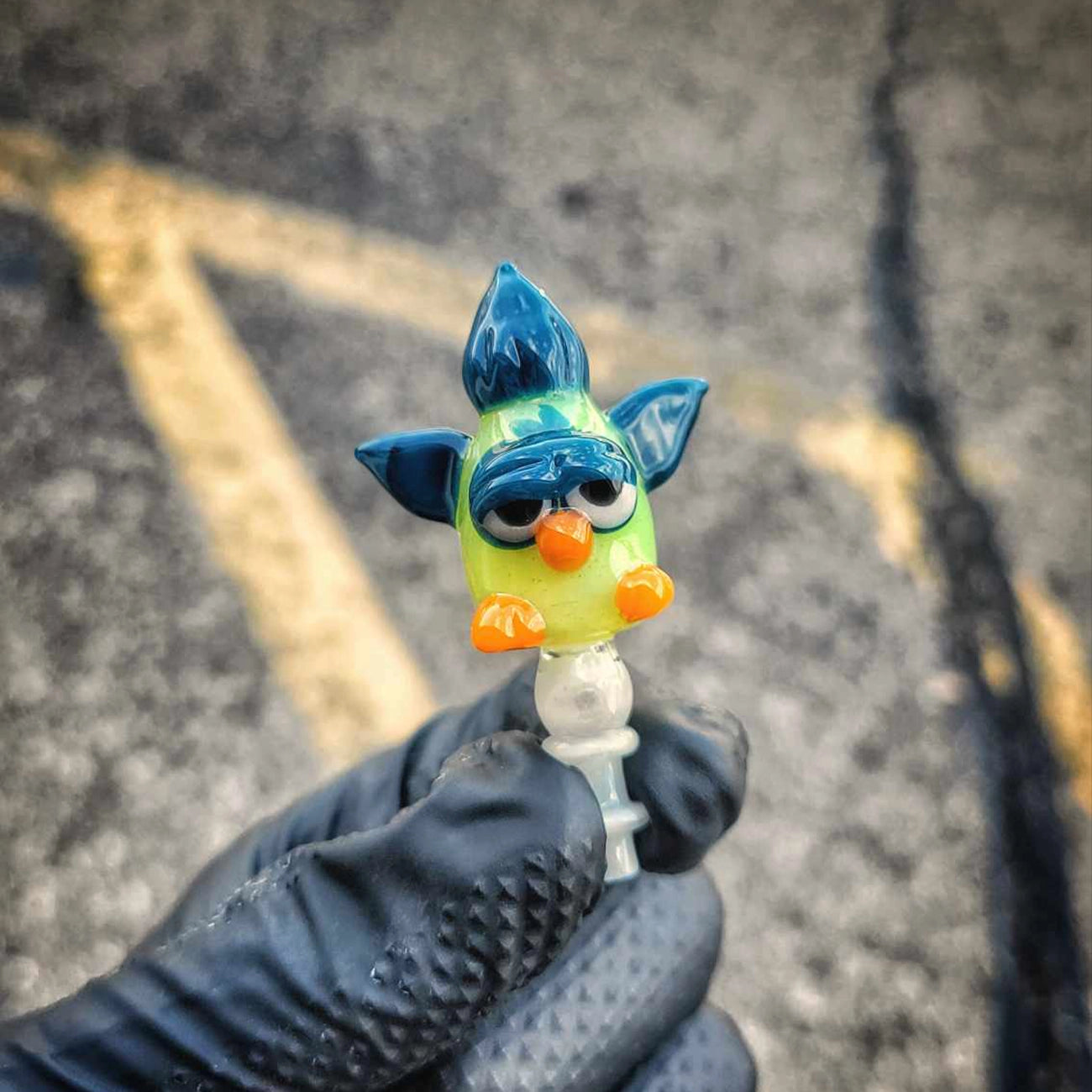 "Teal Furby" Joystick By Lazy Glass